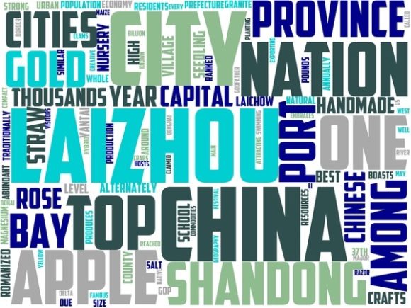 Laizhou Wordart Background