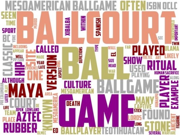 Mesoamerican Ballgame Wordart Wallpaper