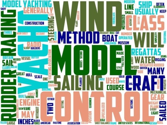Model Yachting Wordart Crafting